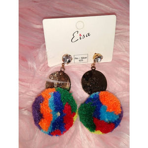 Eisa Multi-Color Drop Earrings